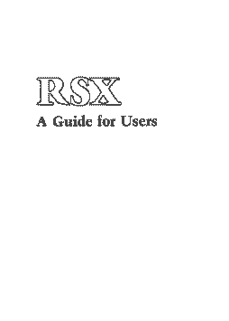 Pieper RSX-11 guide - comprehensive manual for PDP-11 operating system