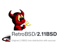 2.11BSD Unix logo - classic Unix operating system for PDP-11 computer history