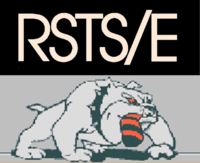RSTS/E logo - multi-user operating system for PDP-11 computer history