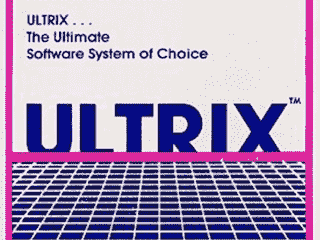 Ultrix logo - DEC's Unix variant for PDP-11 computer history